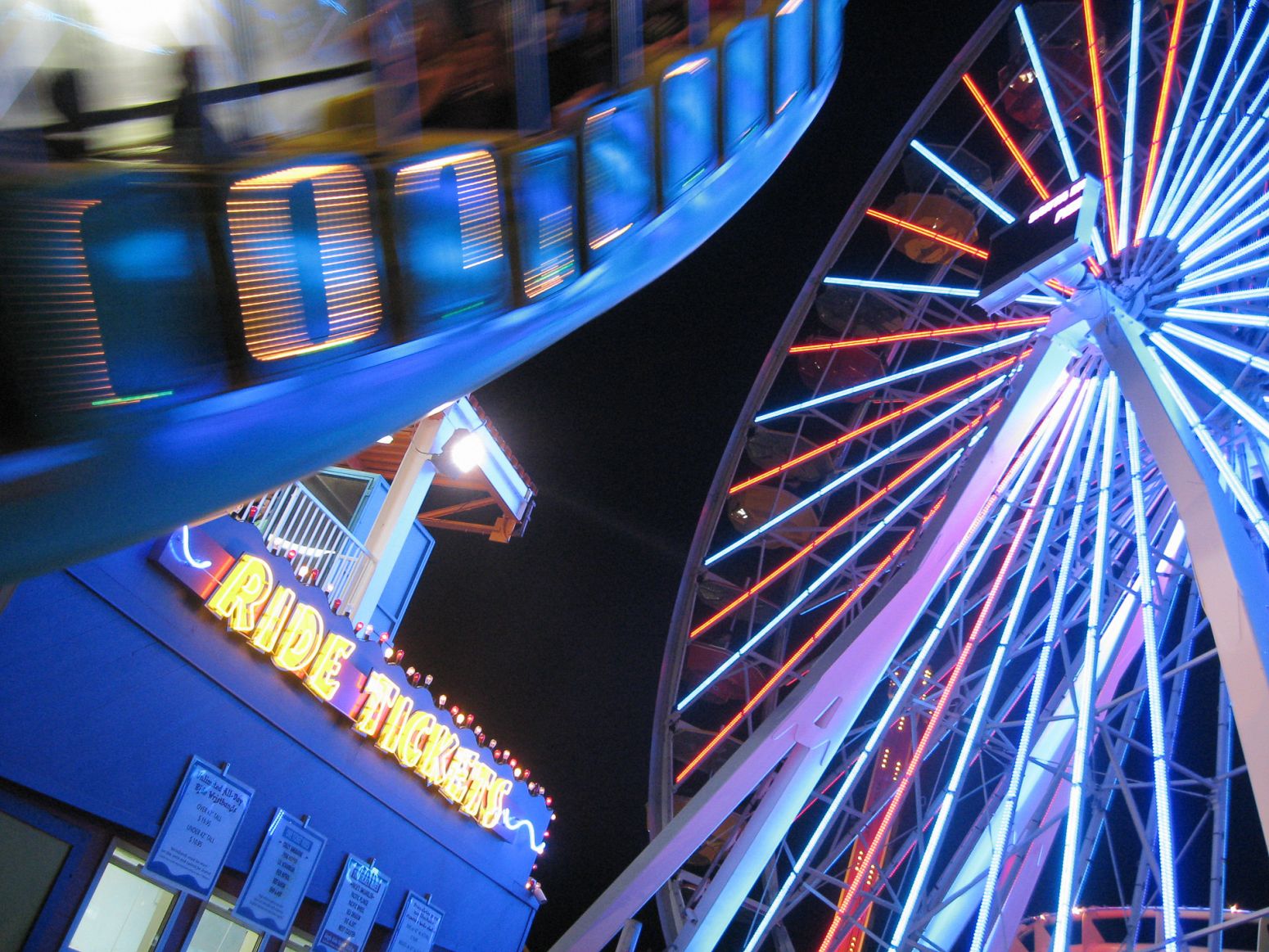 Santa monica pier, California, USA