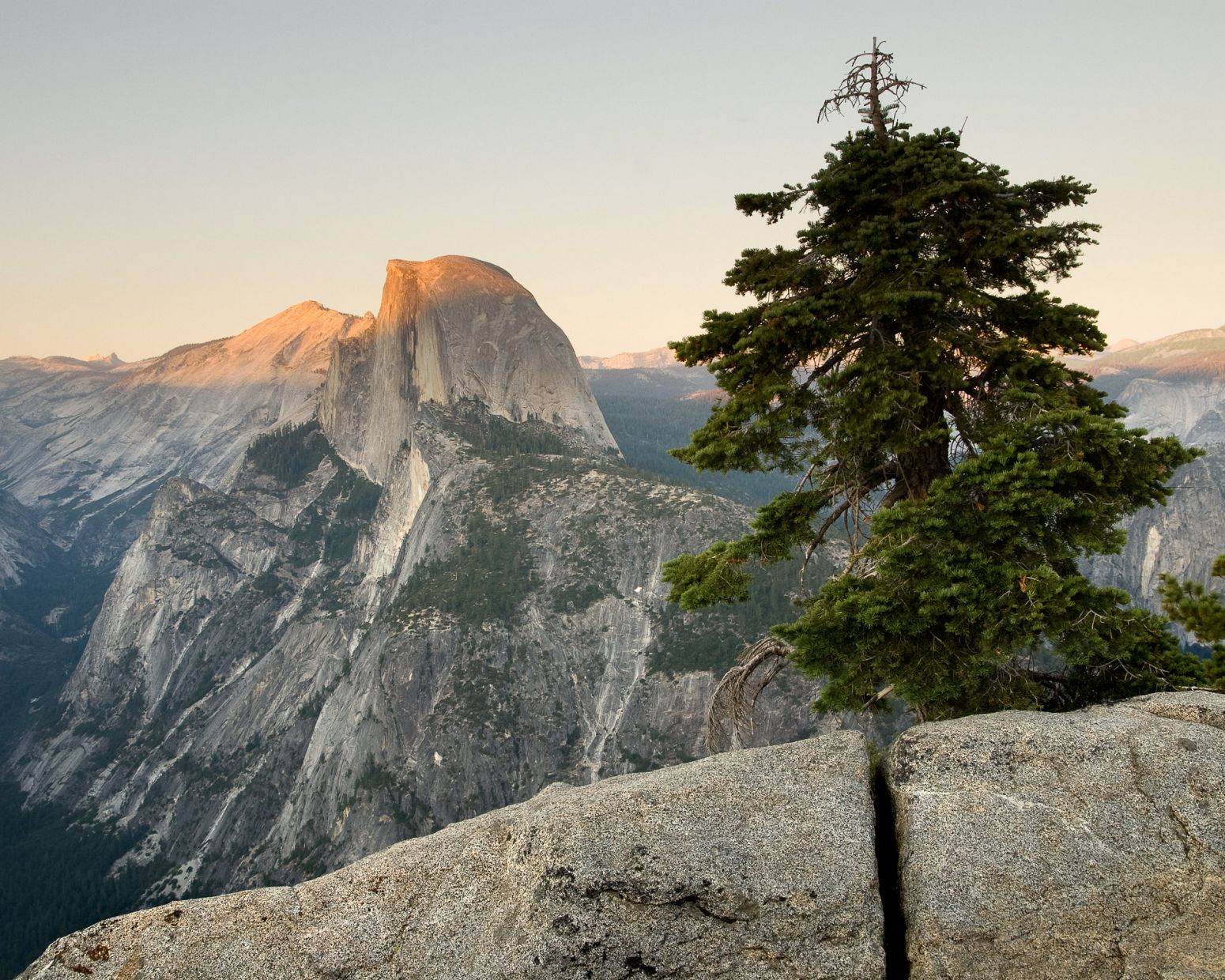 Half Dome at sunset, Yosemite NP, California, USA