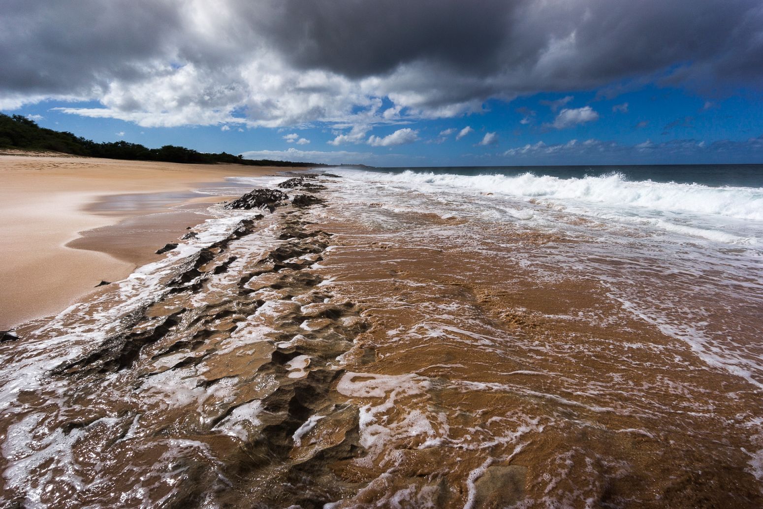 Papohaku Beach Park, Molokai, Hawaii, USA