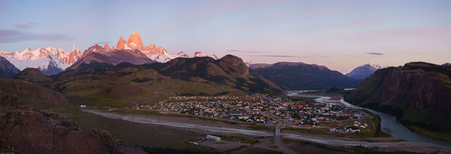 View of EL Chalten, Argentina