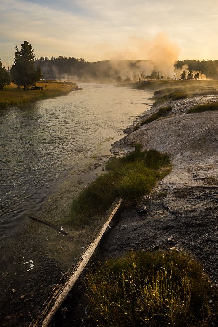 Firehole river, Yellowstone NP, Wyoming, USA