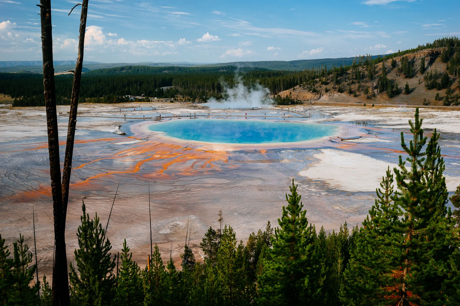 Grand Prismatic spring, Yellowstone NP, Wyoming, USA