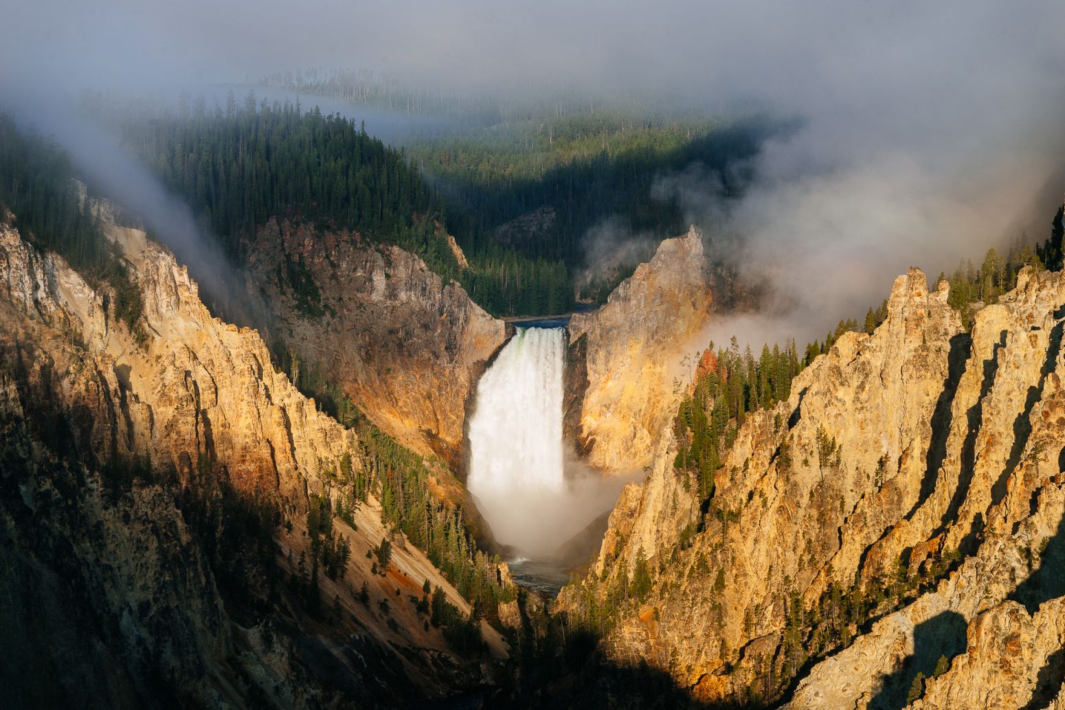 Grand Canyon of the Yellowstone, Yellowstone NP, Wyoming, USA