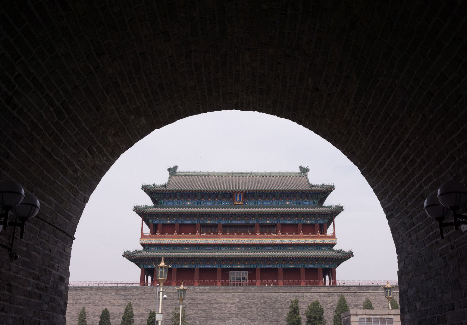 Qianmen city wall, Beijing, China