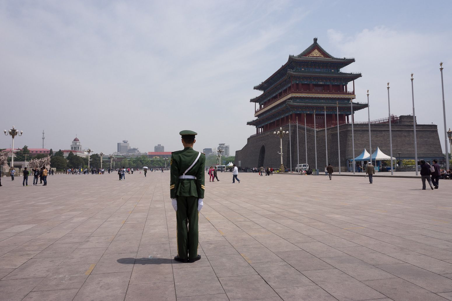 Qianmen city wall, Beijing, China