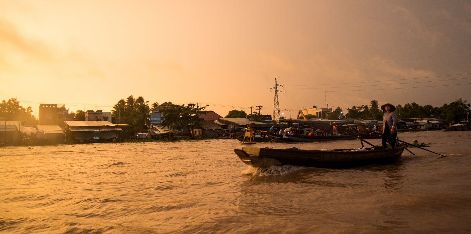 Cai Rang floating Market, Can Tho, Vietnam
