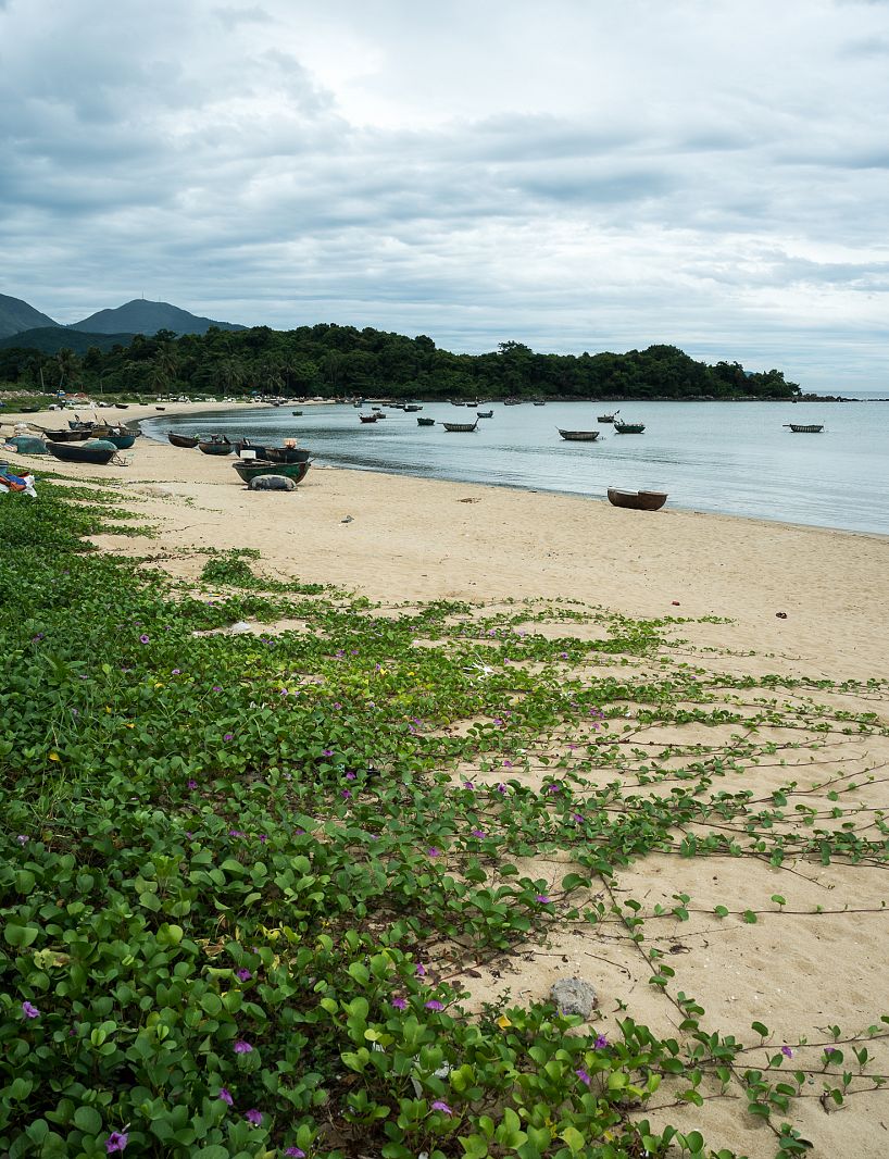 Fishing village near Danang, Vietnam