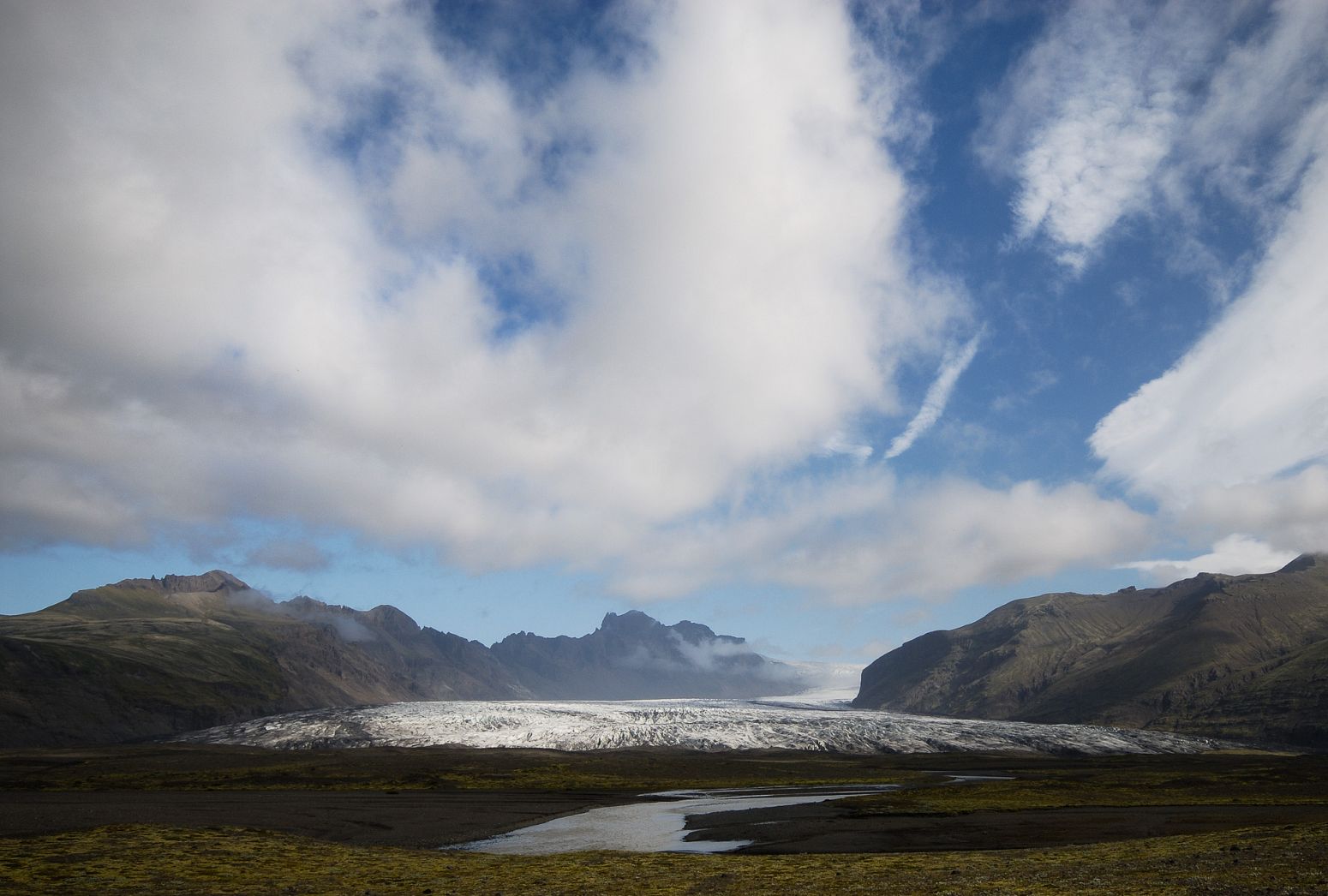 View of Vatnajokull glacier, Iceland