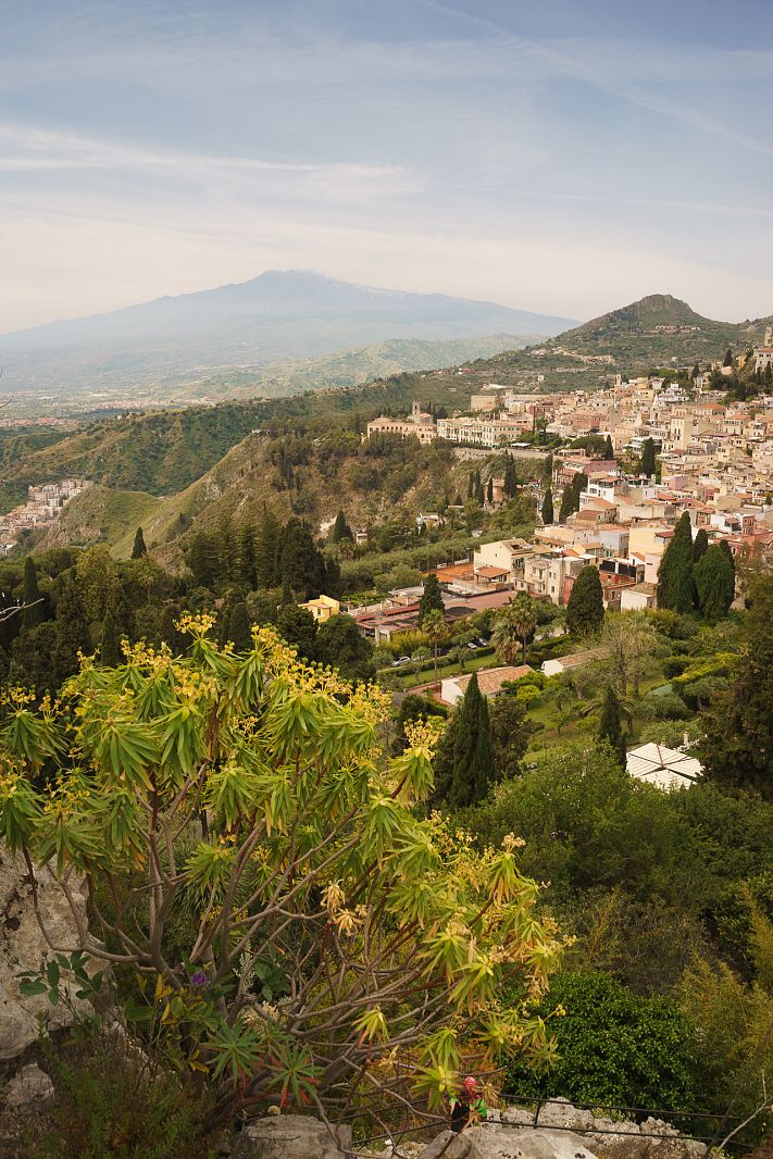 Etna and Taormina, Italy