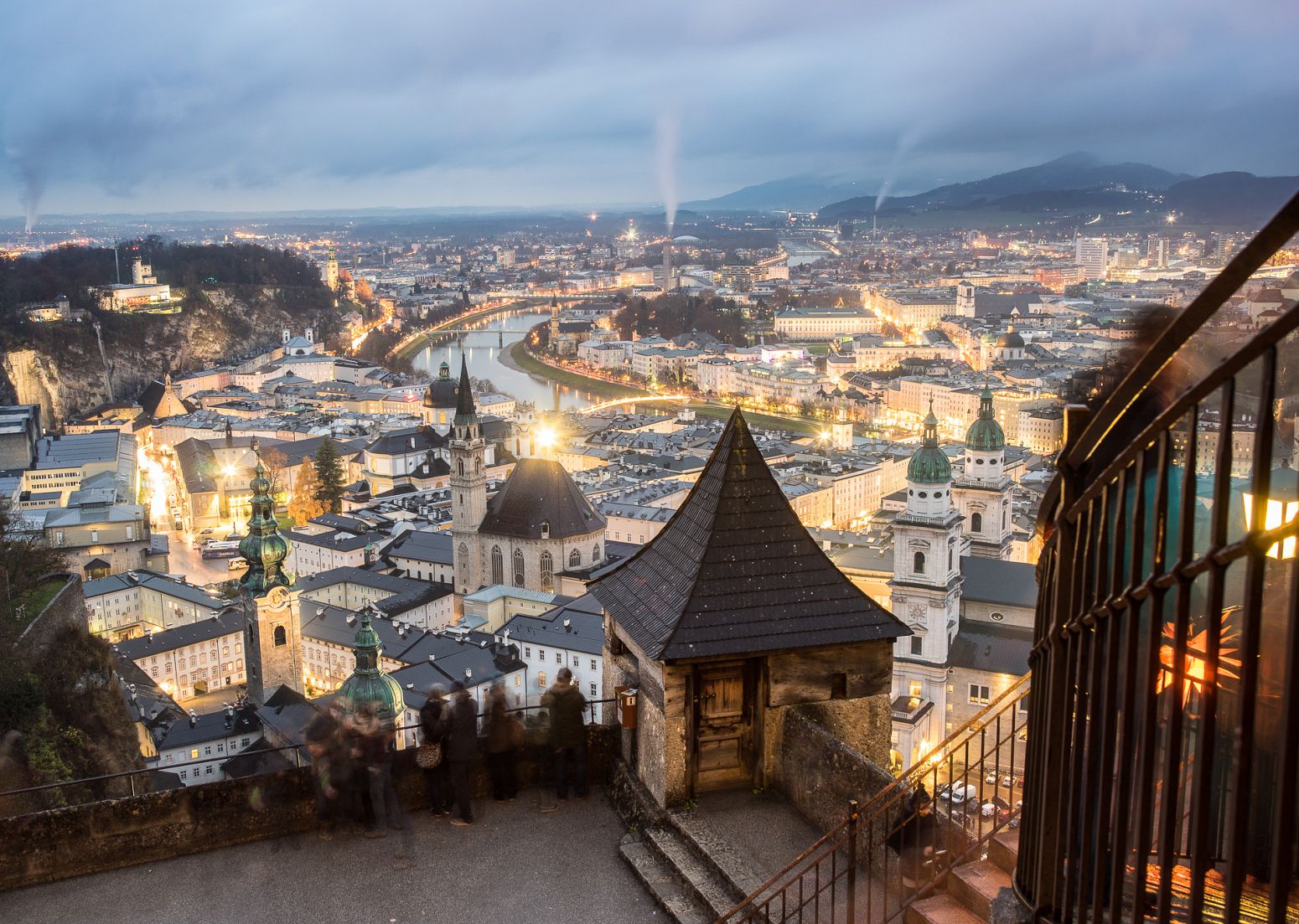 View from the Hohensalzburg, Salzburg, Austria