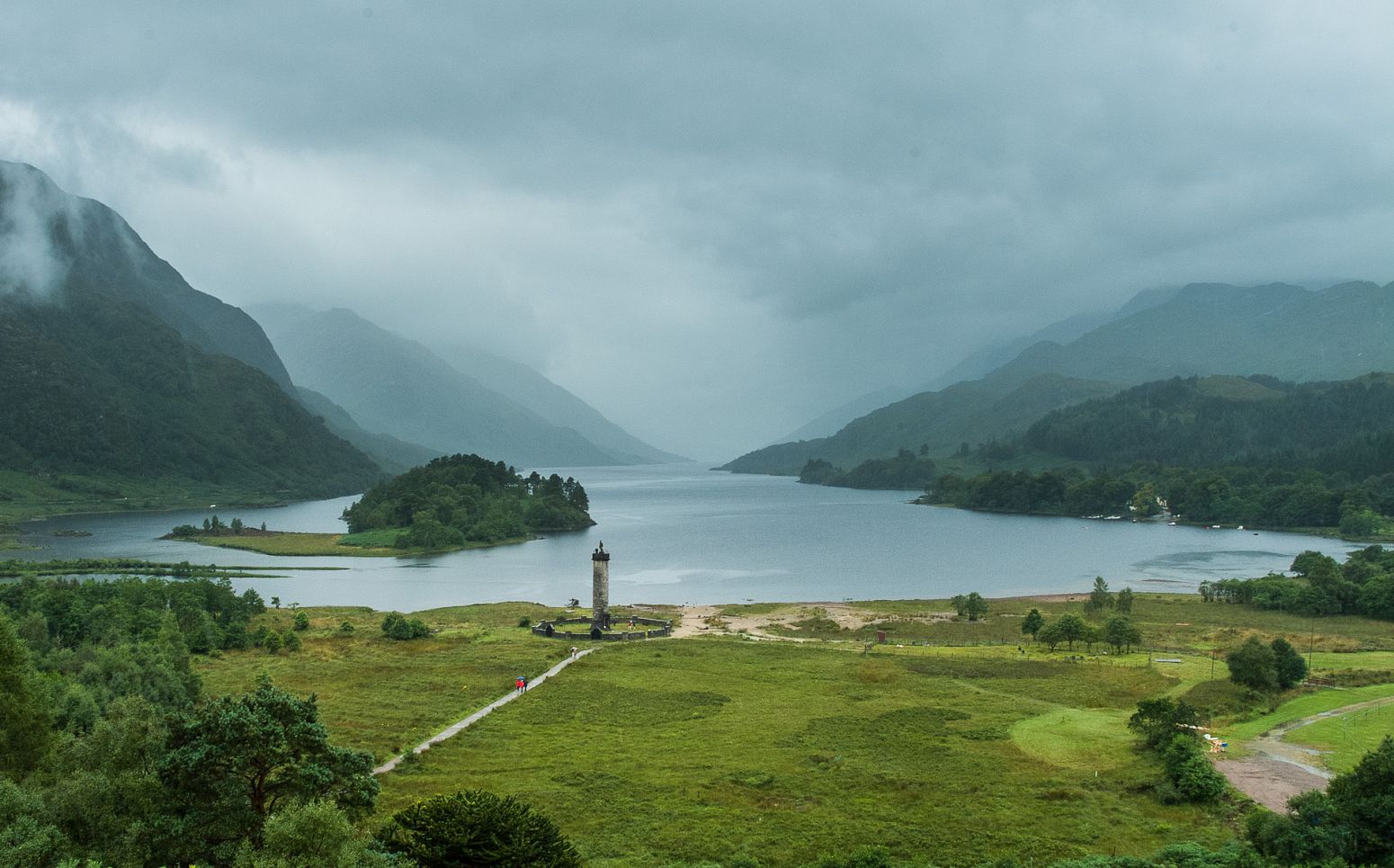 Loch Schiel and Glenfinnan Monument, Scotland