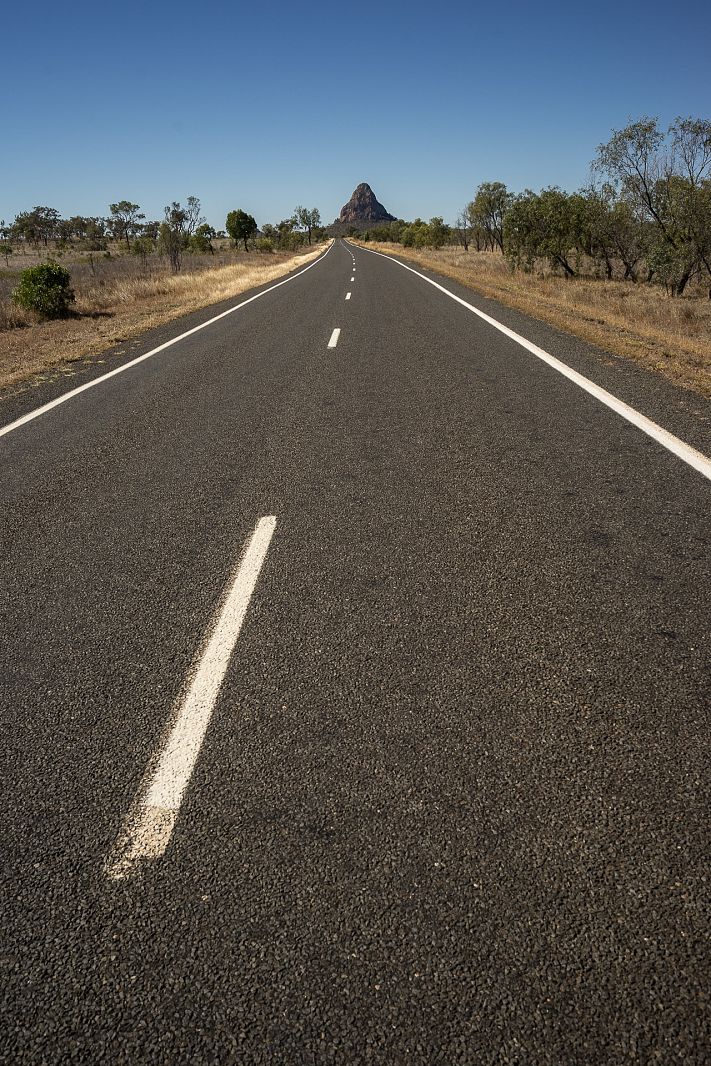 Wolfang Peak from Peak Downs Hwy, Queensland, Australia