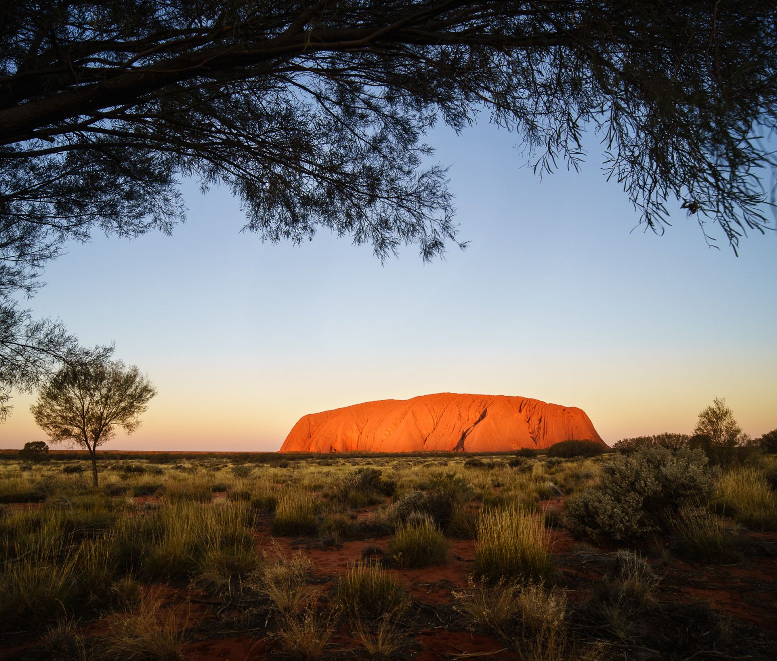 Uluru at sunset, Northern Territory, Australia